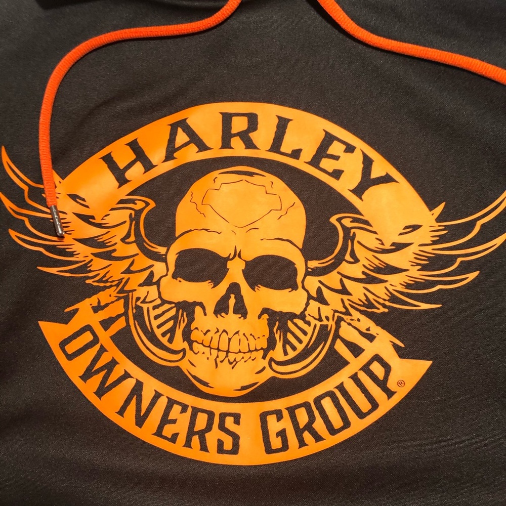 Harley men’s sweatshirt black/orange